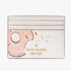 NWT Coffee Break Donut Slim Card Holder